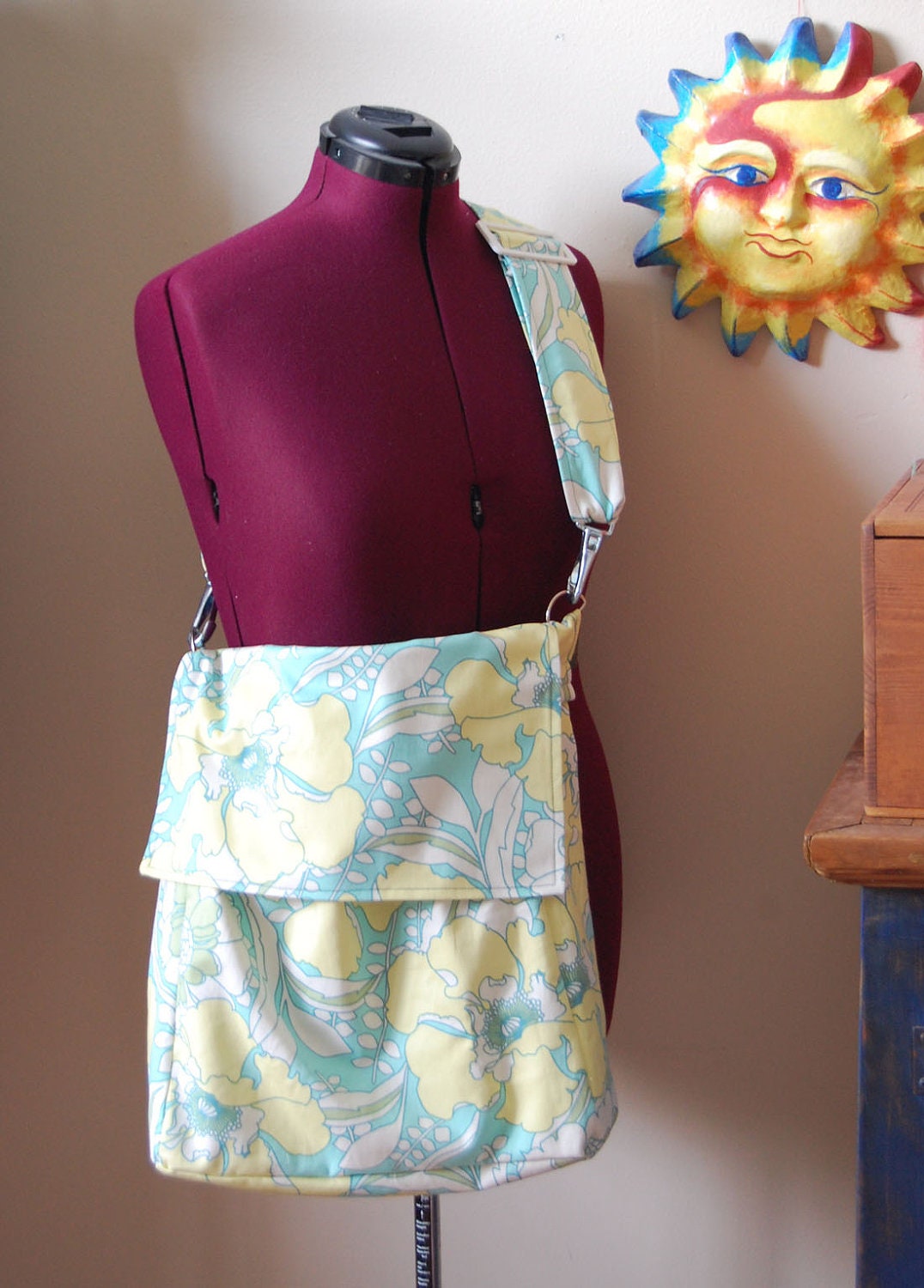 Amy Butler Messenger or Backpack Styled Tote Sale