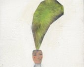Queen (with green feather)