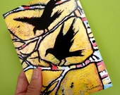 Whimsical Raven Card