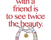 To Share with a Friend Giclee Print