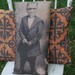 Antique Vintage Halloween Frankenstein photo portrait pillow spooky altered art