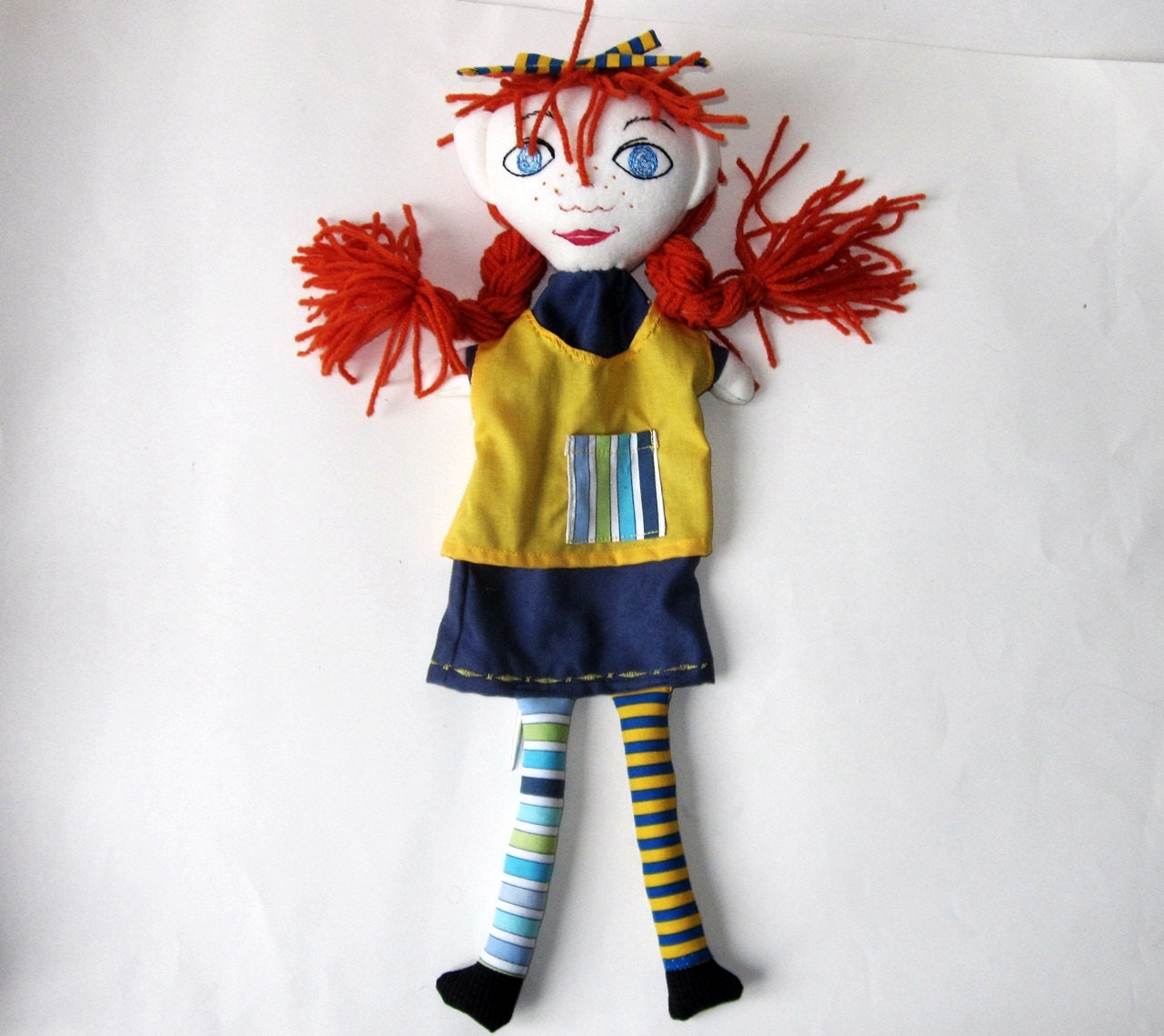 Hand Puppet- Pippi Longstocking- or Modify to Anne of Green Gables or Gabby