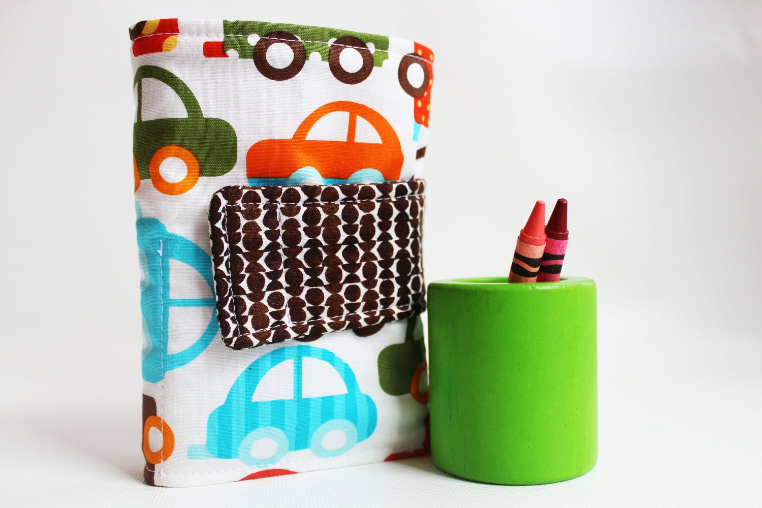 Crayon Wallet - Car Port Edition - A Montessori and Waldorf Inspired Travel Toy for Self Guided Art