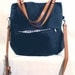 Multi-Strap Waxed Canvas Tote / Messenger Bag