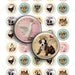 Instant Download - Digital image ROYAL PET 1.313 inch circles for button machine printable pet puppy dog lion duck  / T224