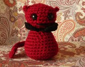 crochet amigurumi red devil