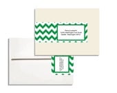 Printable Editable Envelope Wrap in Chevron PDF