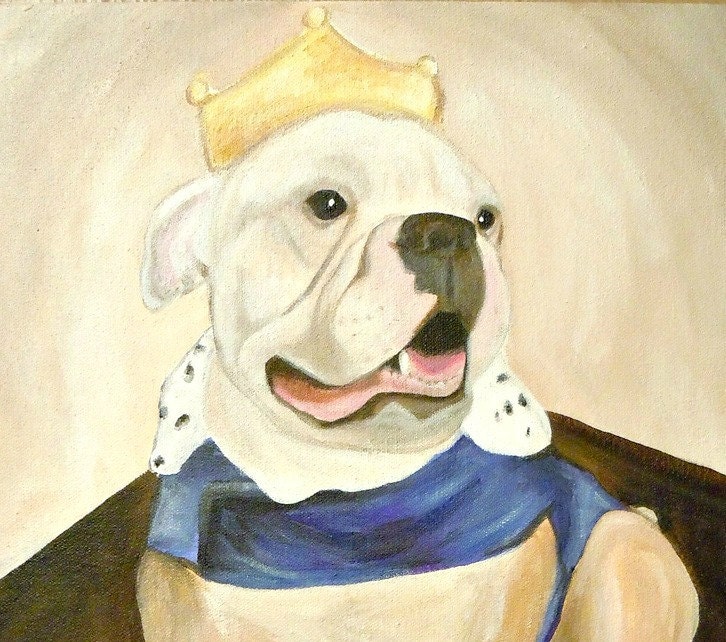 Custom Pet Portrait 11 x 14 by Kristen Dougherty