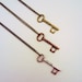 Set of three key friendship necklaces. Bronze, copper, silver. Key to my heart. Small heart. Skeleton key. Best friend gift.