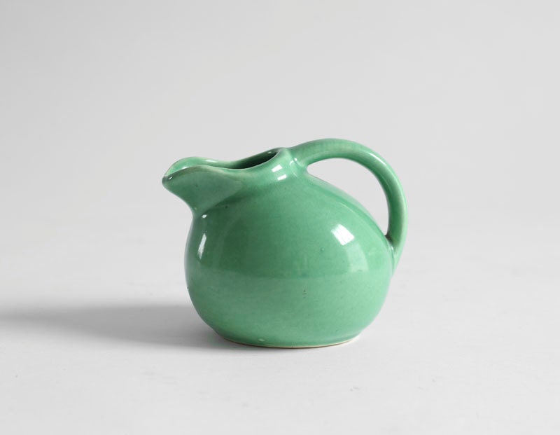Vintage Sea Foam Green Creamer - Mid Century, Retro, Kitchen, Table