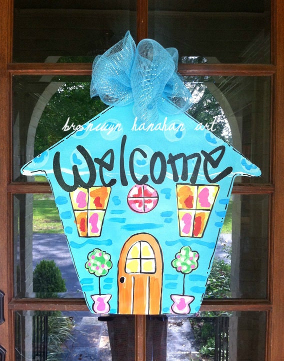 Welcome Door Hanger - Bronwyn Hanahan Original