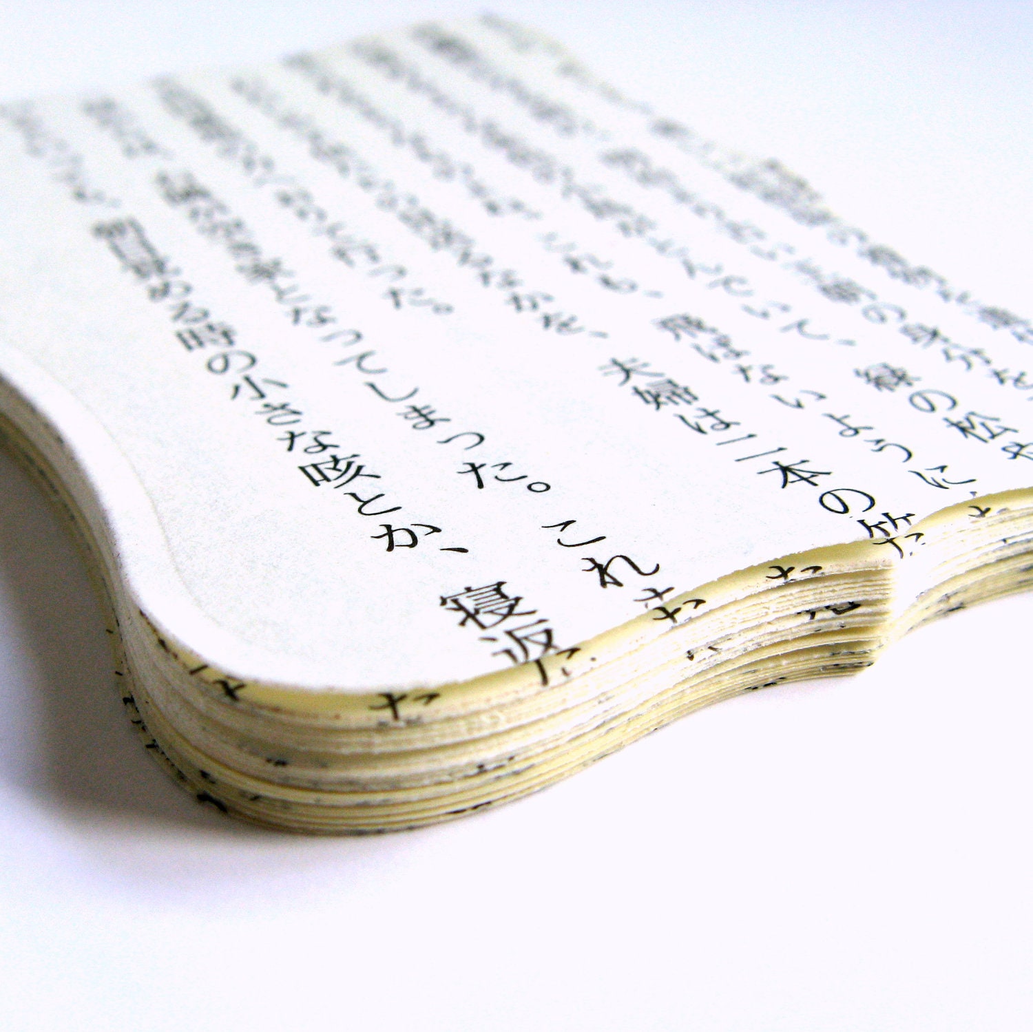 Japanese Text Ephemera - Text Tags - Text Labels - Mixed Media - Set of 30