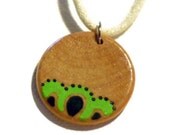 Unique Hand Painted Art Pendant Necklace