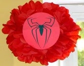 Spiderman Superhero tissue paper pompom kit Il_170x135