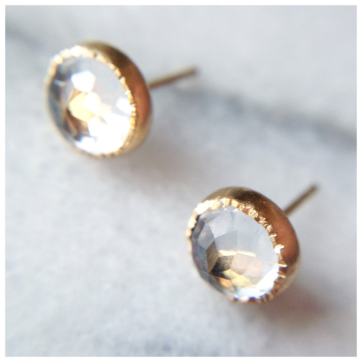 Large Sorcha Studs - 14k