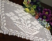 Crochet Flower Basket Doily