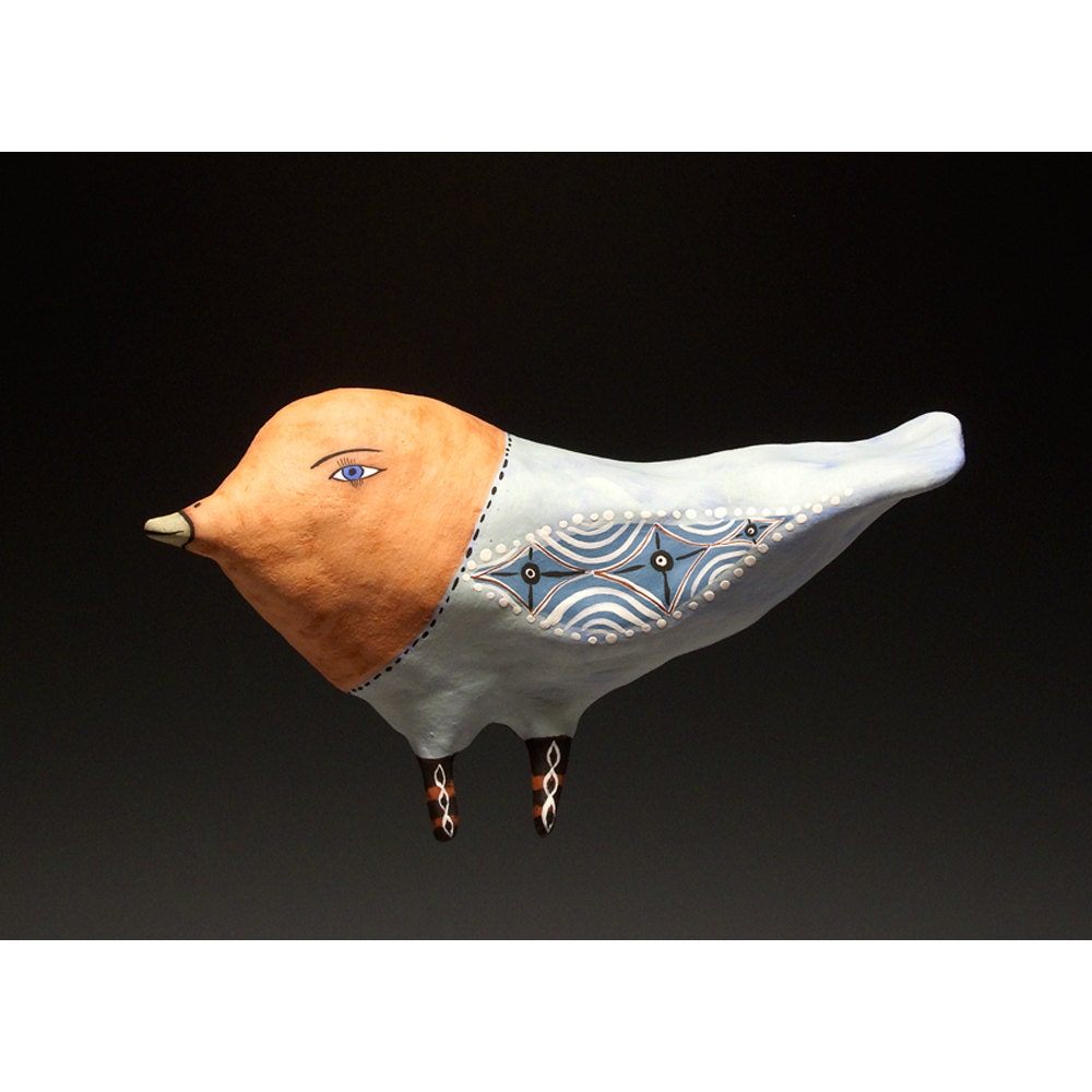 Ceramic Wall Bird - Rico
