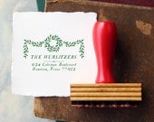 Custom Return Address Stamp // BAY LEAF // typeset