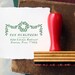 Custom Return Address Stamp // BAY LEAF // typeset