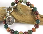 Labyrinth Birth Bracelet - Labyrinth Collection - Blessingway Bracelet - Birth Jewelry