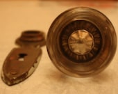 Antique Glass doorknob set