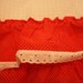 Vintage red kitchen polka dot curtains with valance
