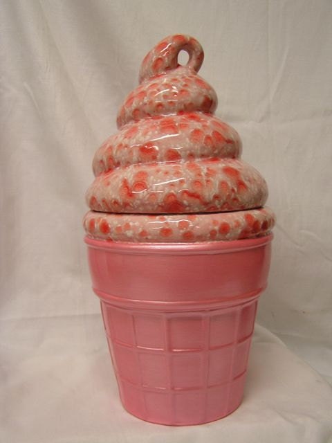 Swirled Delight Peppermint Twist Cookie Jar