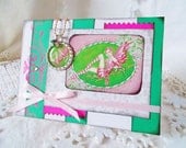 Fairy Bottlecap Necklace with Greeting Card and Giftbox