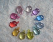 Rainbow of kawaii turtle charms 20 pieces UK seller