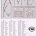 America States Sampler Cross Stitch Embroidery Craft Pattern Leaflet