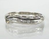 Vintage Diamond Wedding Band - Single Cut Diamonds