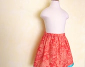 FAIRYTALE Everyday Twirly Skirt - Size 3 - coral aqua