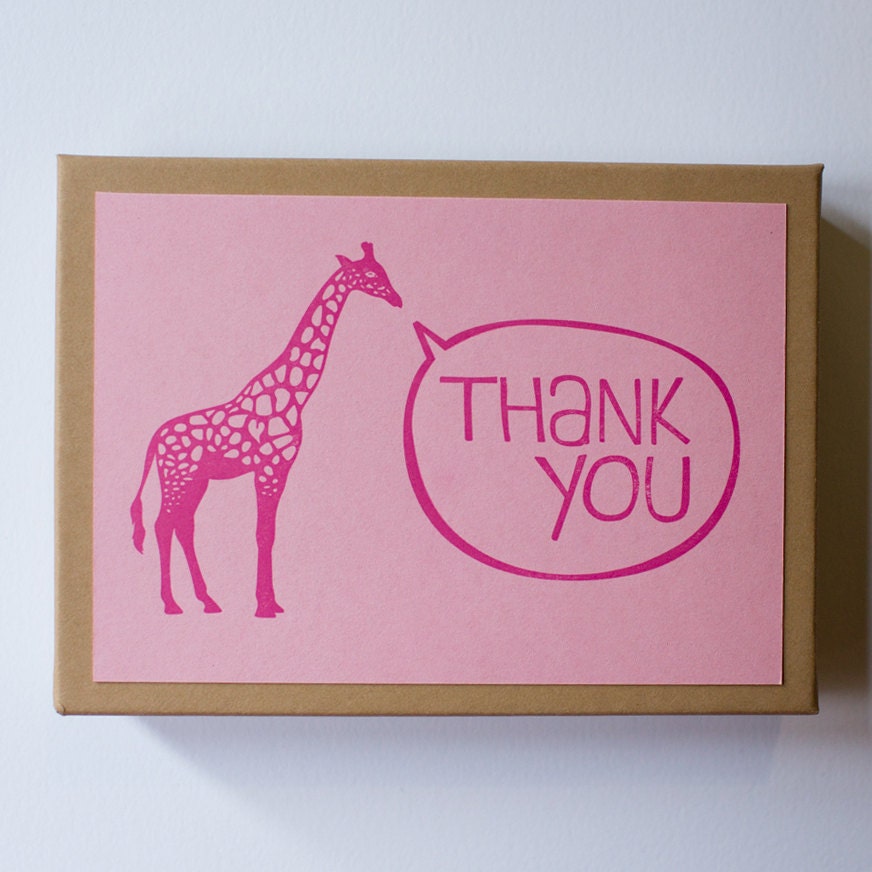 Giraffe Thank You Box Set