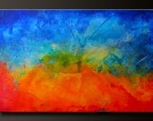 Spectrum - 36 x 24 - Abstract Acrylic Painting - Contemporary Wall Art