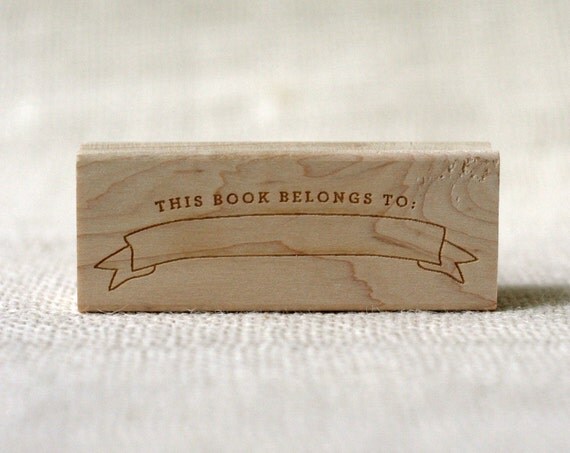 Rubber Stamp - Bookplate