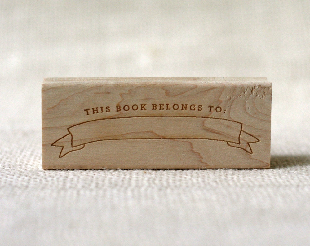 Rubber Stamp - Bookplate
