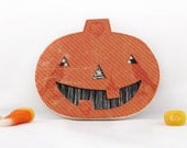 Jack O lantern Magnet - Halloween ART Magnet - Original Walter Silva Design