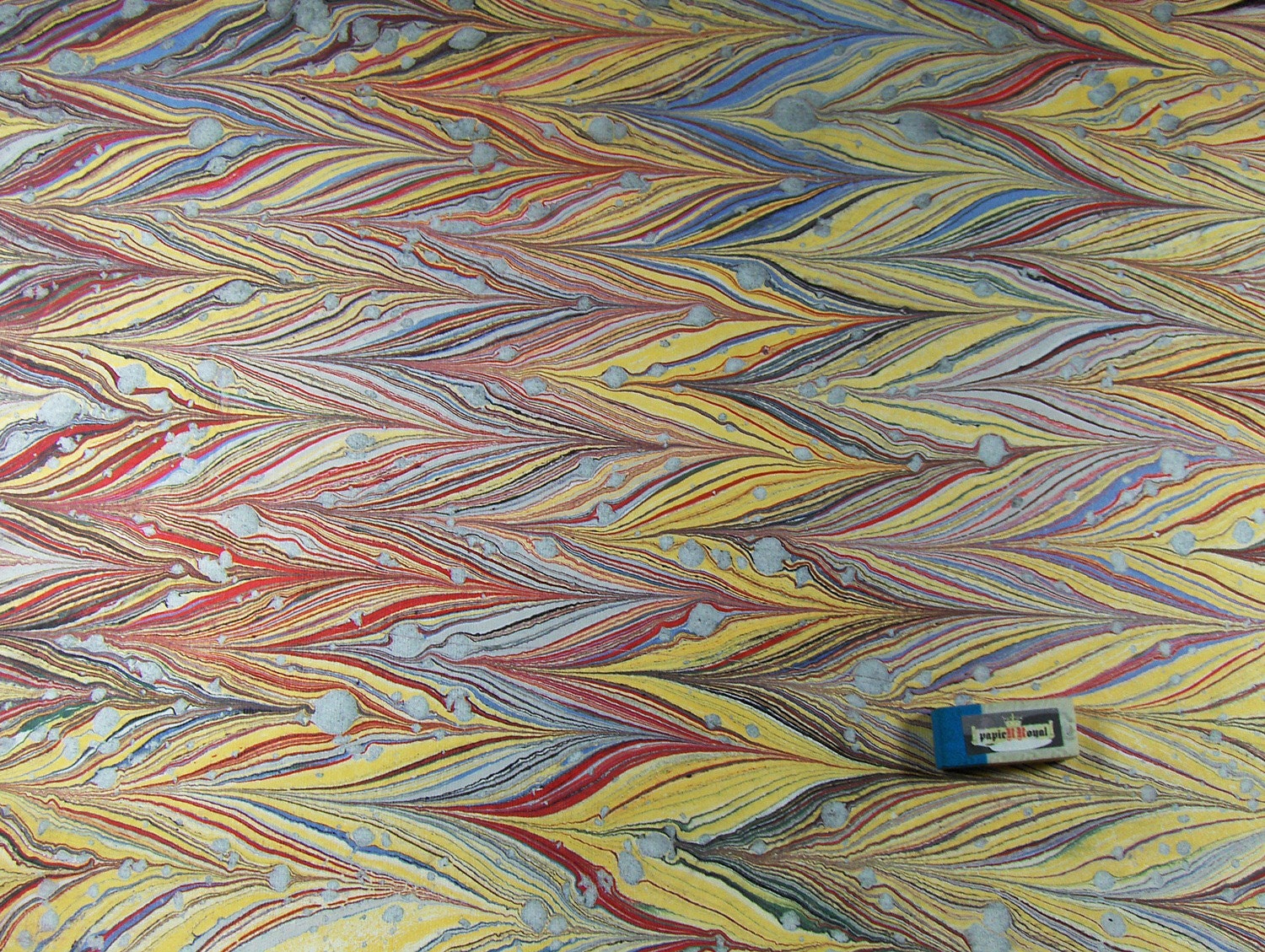 hand marbled paper   Bookbinding cm 50 x 70.  3424