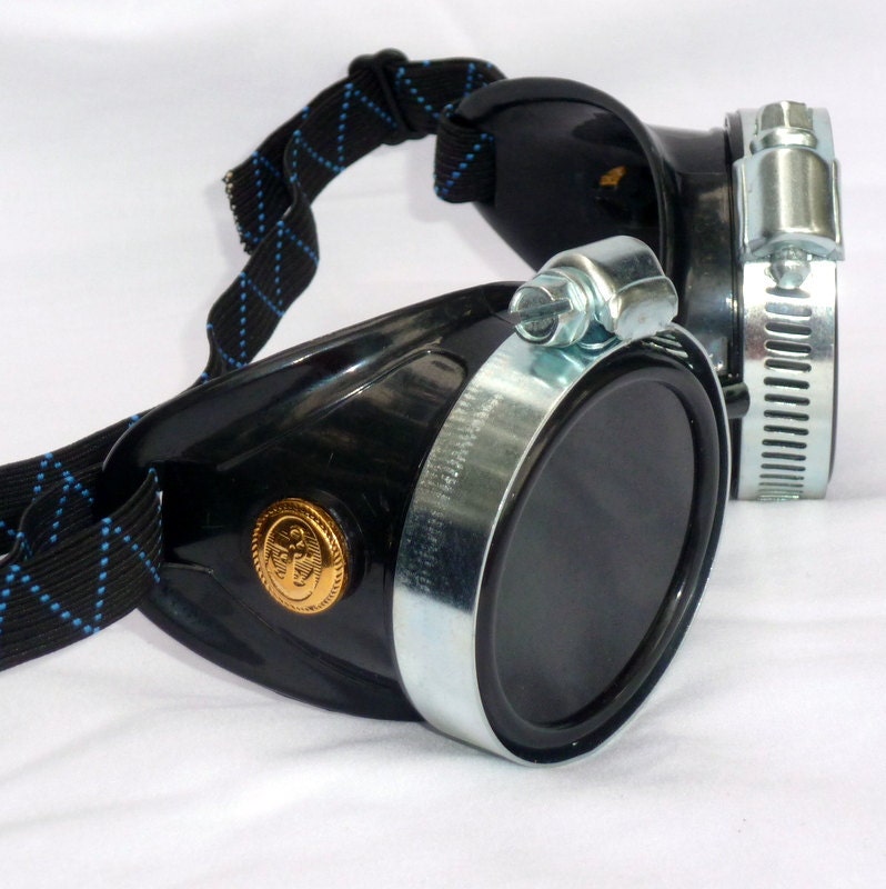 Steampunk goggles glasses Time Travel Crazy Scientist's Oculo-Vision Tool welding cyber punk biker gothic rave