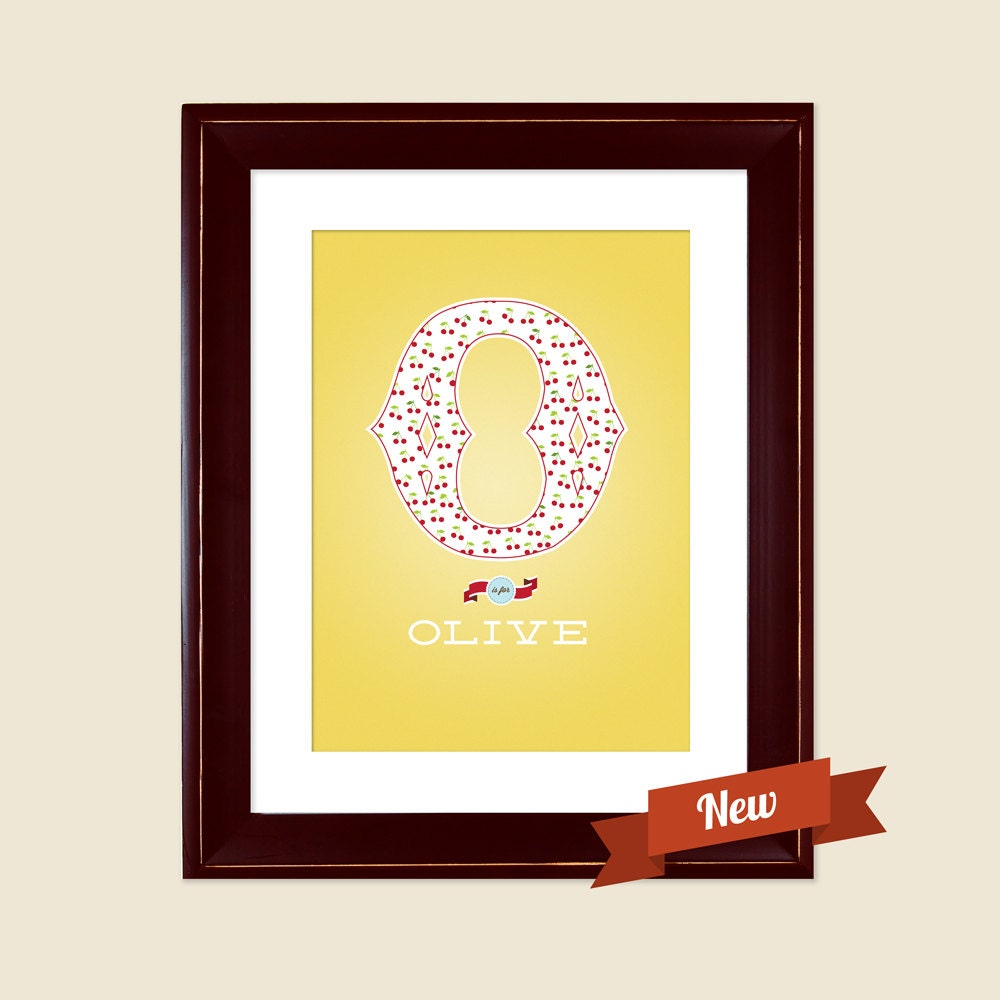 Vintage Cherry 8x10 Print