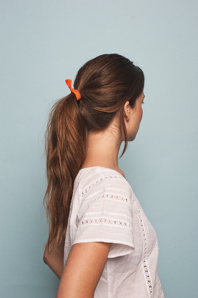 The Soft Package - 5 Elastic Solid Color Hair Ties that Double as Bracelets by Mane Message on Etsy