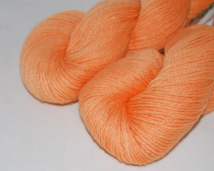 Yarnhill Superwash Fingerling Peach Sherbet Yarn - 100 grams