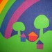 Retro Tampella Sateensaari Primary Fabric, one Panel 1976, 1960s 1970s, on Etsy by TheRetroLife