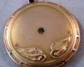 Victorian Art Nouveau Locket Gold Filled Antique SALE