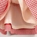 1980s High Waisted Skirt / Red & White Gingham Check - Womens XS - Pleated High Rise Below the Knee Skirt