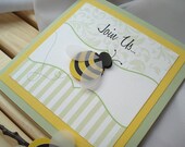 BEE-utiful Baby Square Fold Out Shower Invitation... SAMPLE