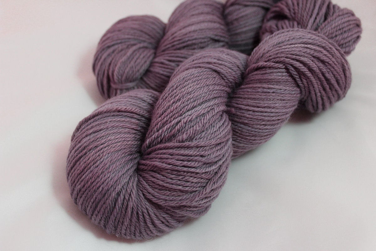 Logwood - Naturally-Dyed Falkland British Merino DK-Weight Yarn 246 yds