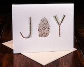 JOY letterpress card - set of six