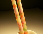 Acrylic hair sticks Pink Quartz 5 in.