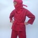 Lego Ninjago Costume - Choose your character color - Kai Jay Cole Zane Lloyd - sizes 2T up to 10 years
